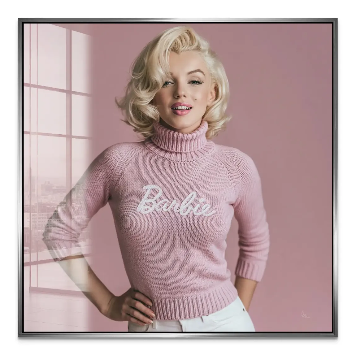 Marilyn Monroe Barbie Acrylglasbild