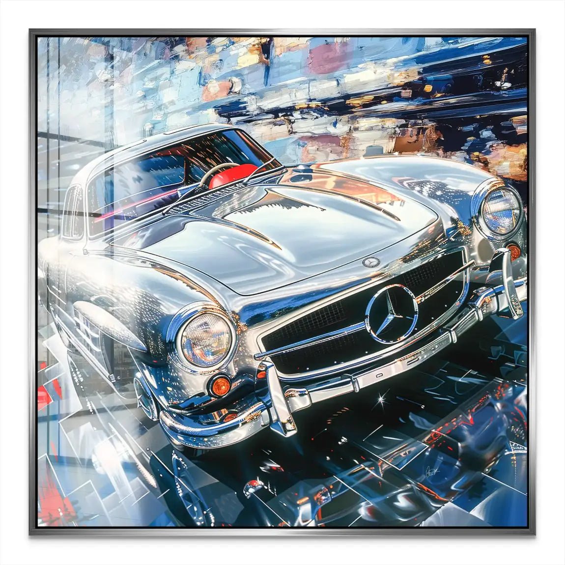 Mercedes 300 SL Acrylglas Bild INGALERIE
