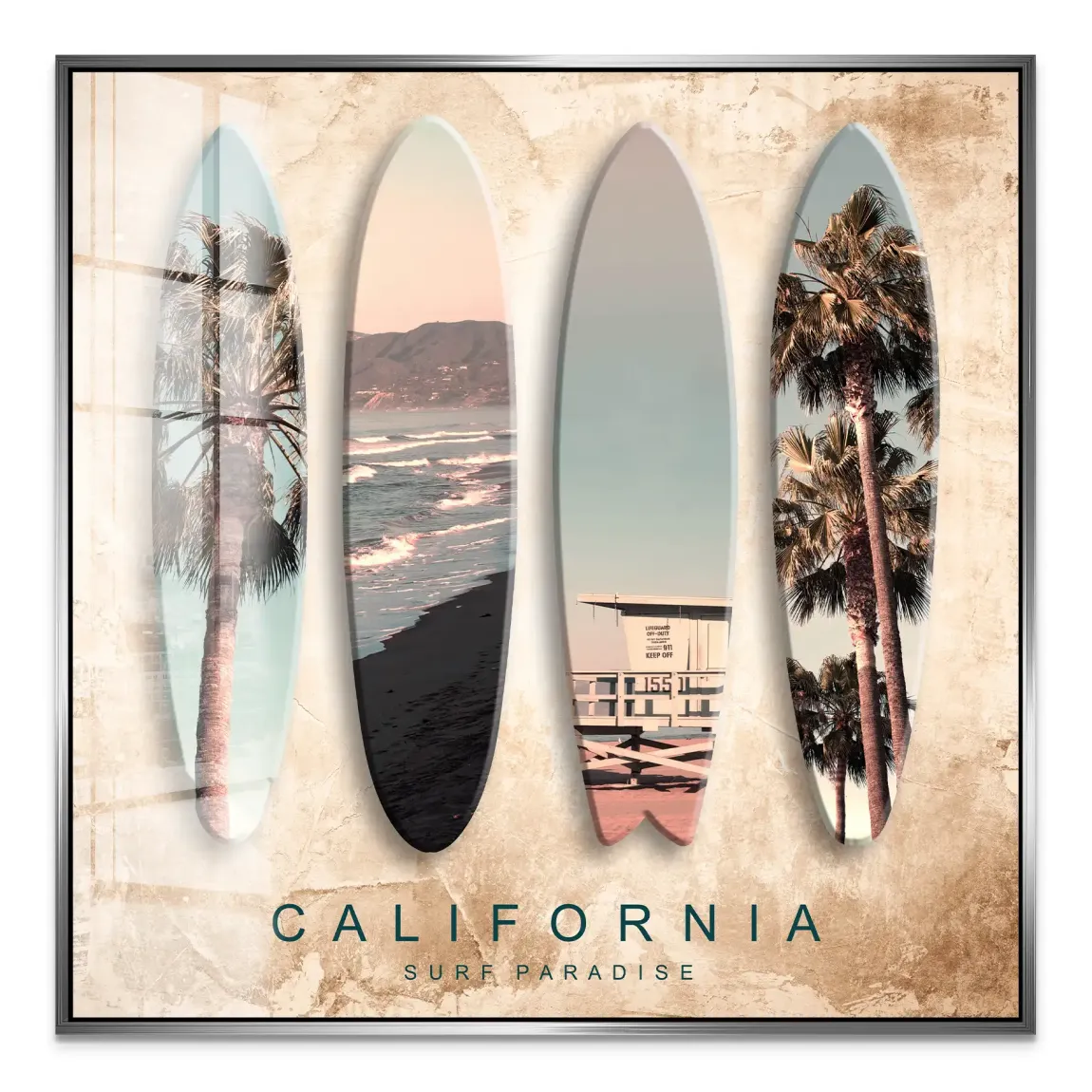 California Coast Art Acrylglas Bild