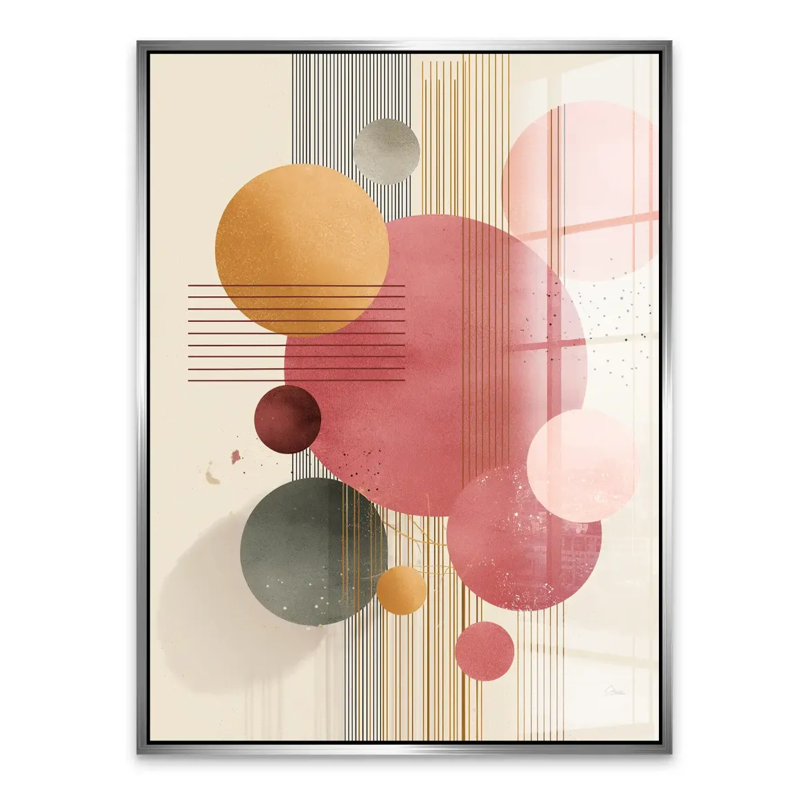 Circles of Serenity Acrylglasbild INGALERIE