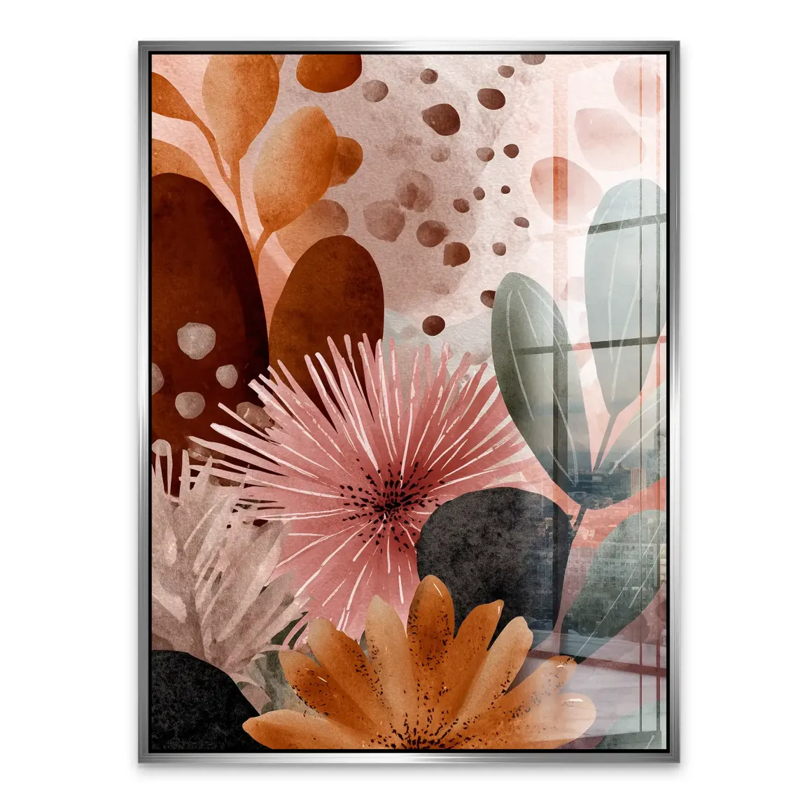 Terracotta Harmony Acrylglasbild