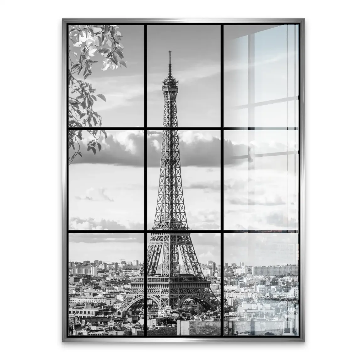 Paris Skyline View Acrylglasbild