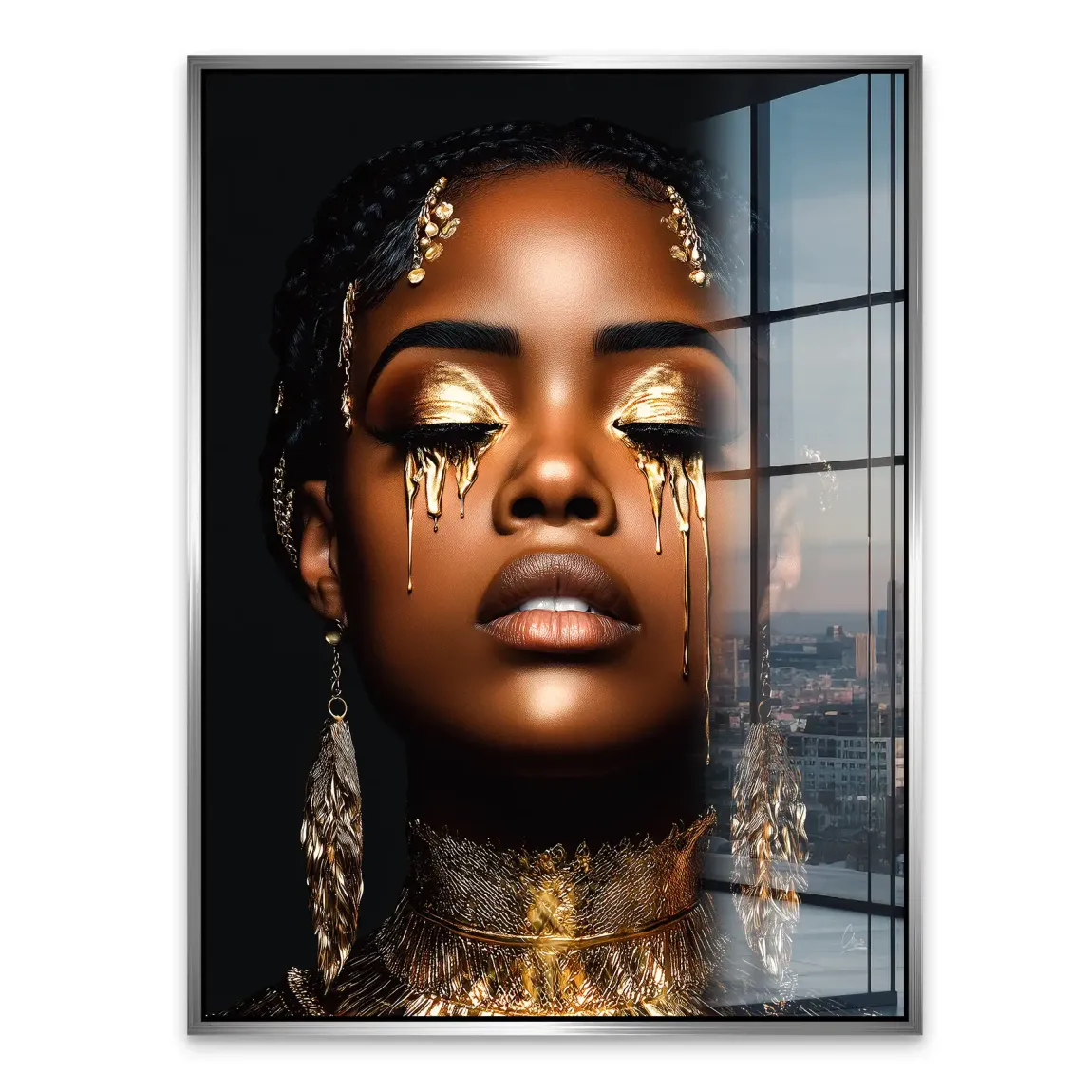 Tears of Gold Acrylglasbild