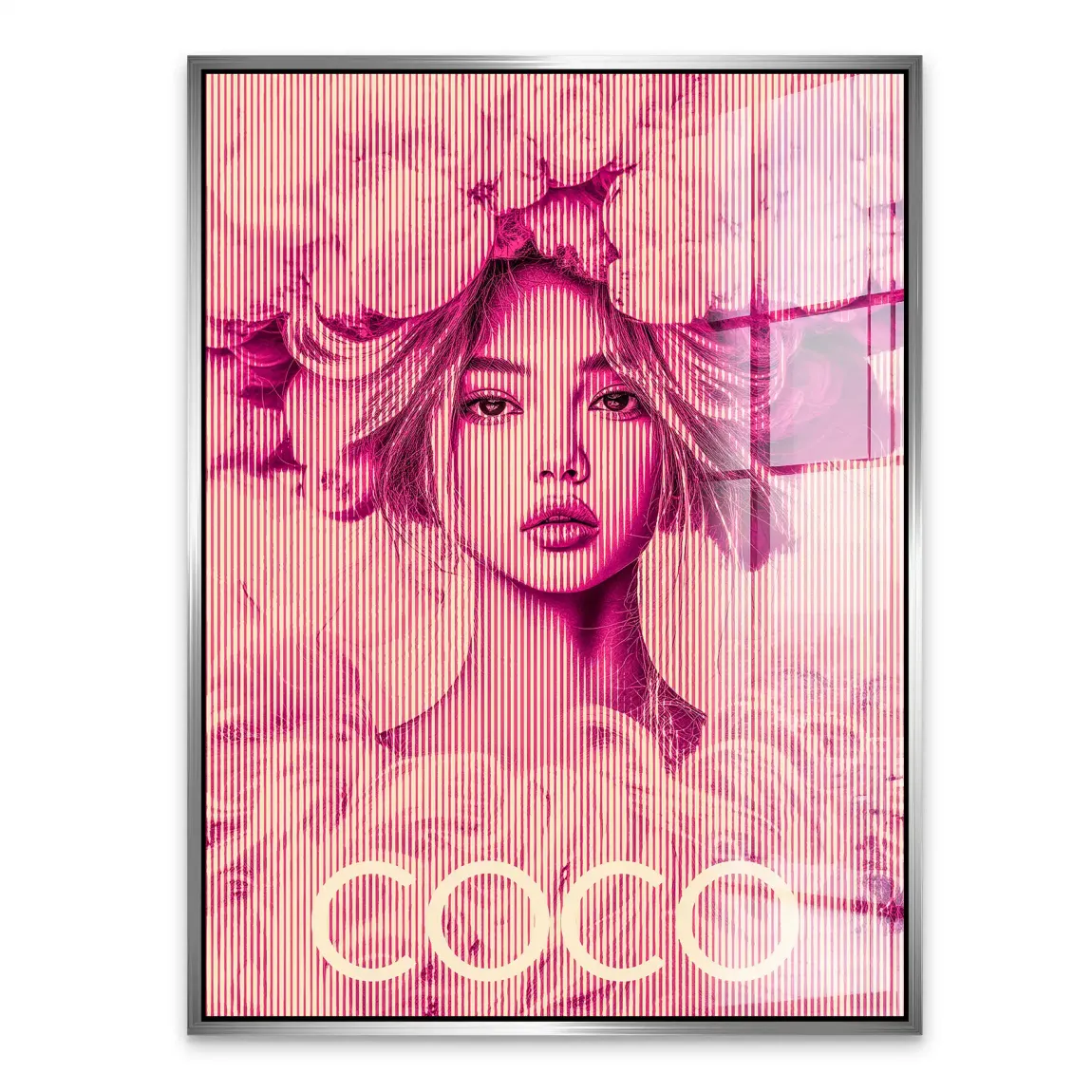 Coco Vision in Pink Acrylglasbild INGALERIE