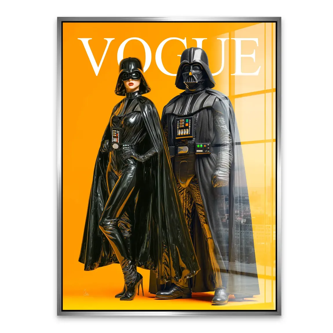 Galactic Vogue Darth Vader Acrylglasbild