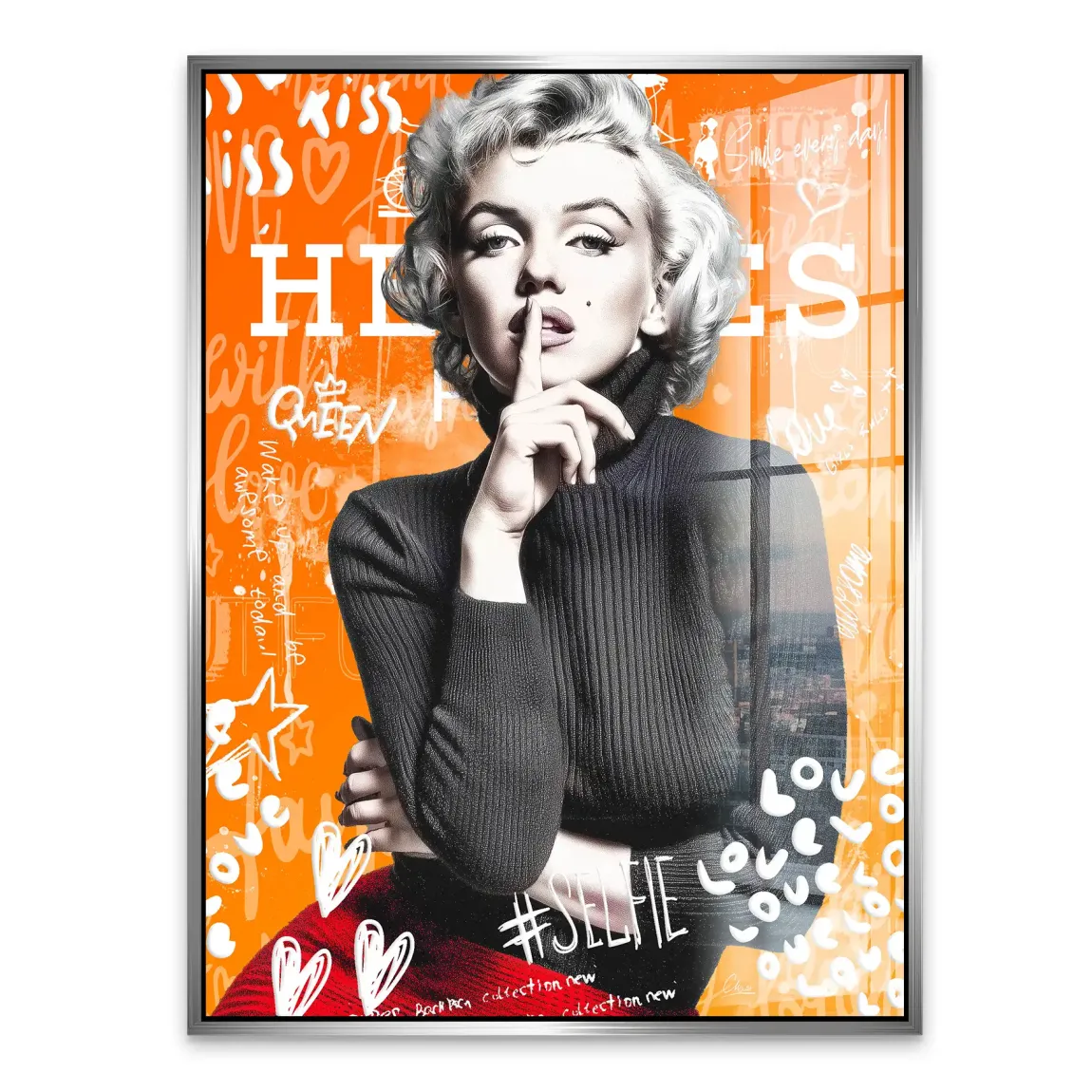 Queen of Silence Pop Acrylglasbild INGALERIE