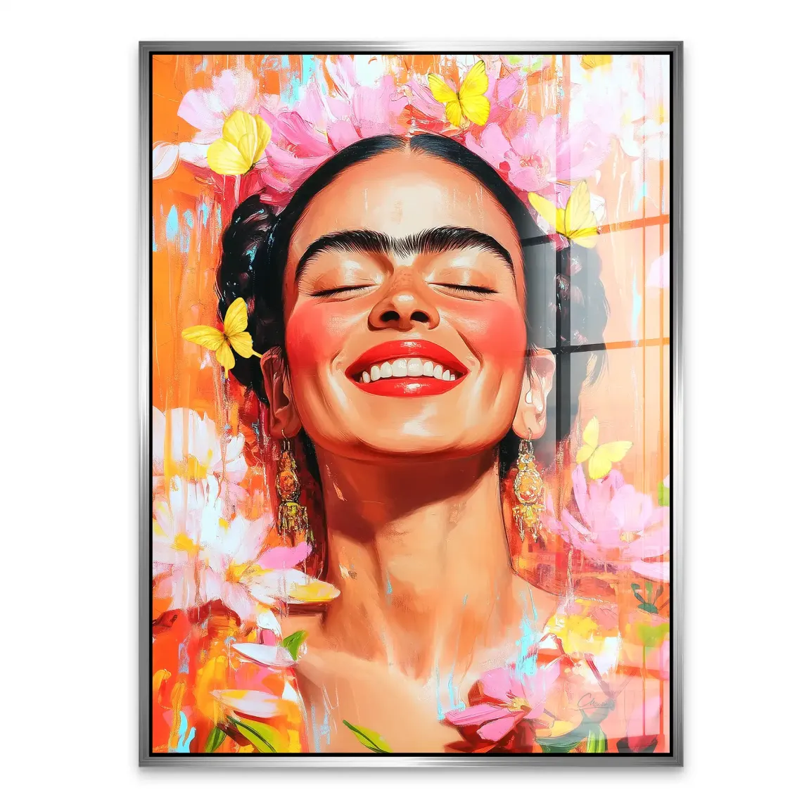 Frida Kahlo Blooming Acrylglasbild INGALERIE