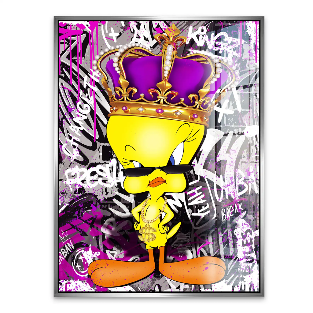 Pop Art Tweety King Acrylglas Bild INGALERIE