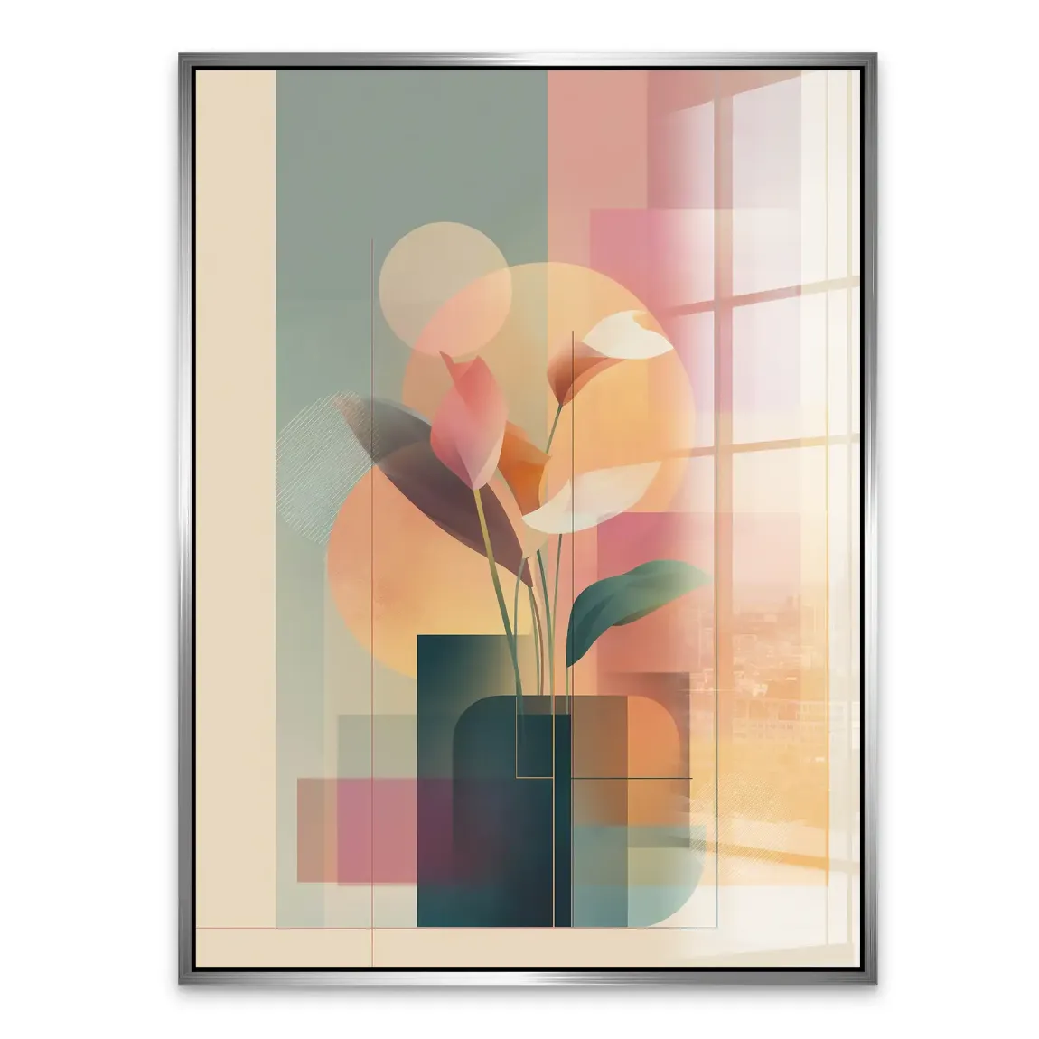 Light Garden Abstrakt Acrylglasbild