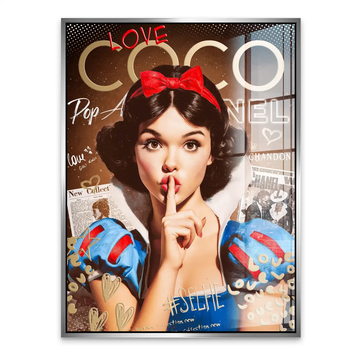 Schneewittchen Coco Glam Acrylglasbild