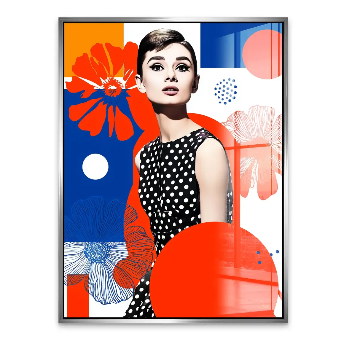 Audrey Hepburn Mod Muse Edition Acrylglasbild INGALERIE
