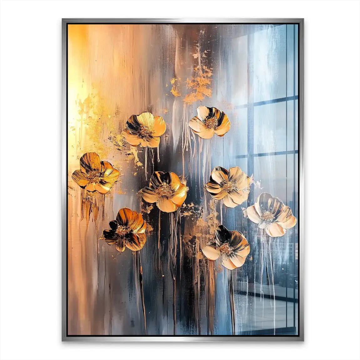 Flower Abstrakt Nr.12 Acrylglasbild INGALERIE