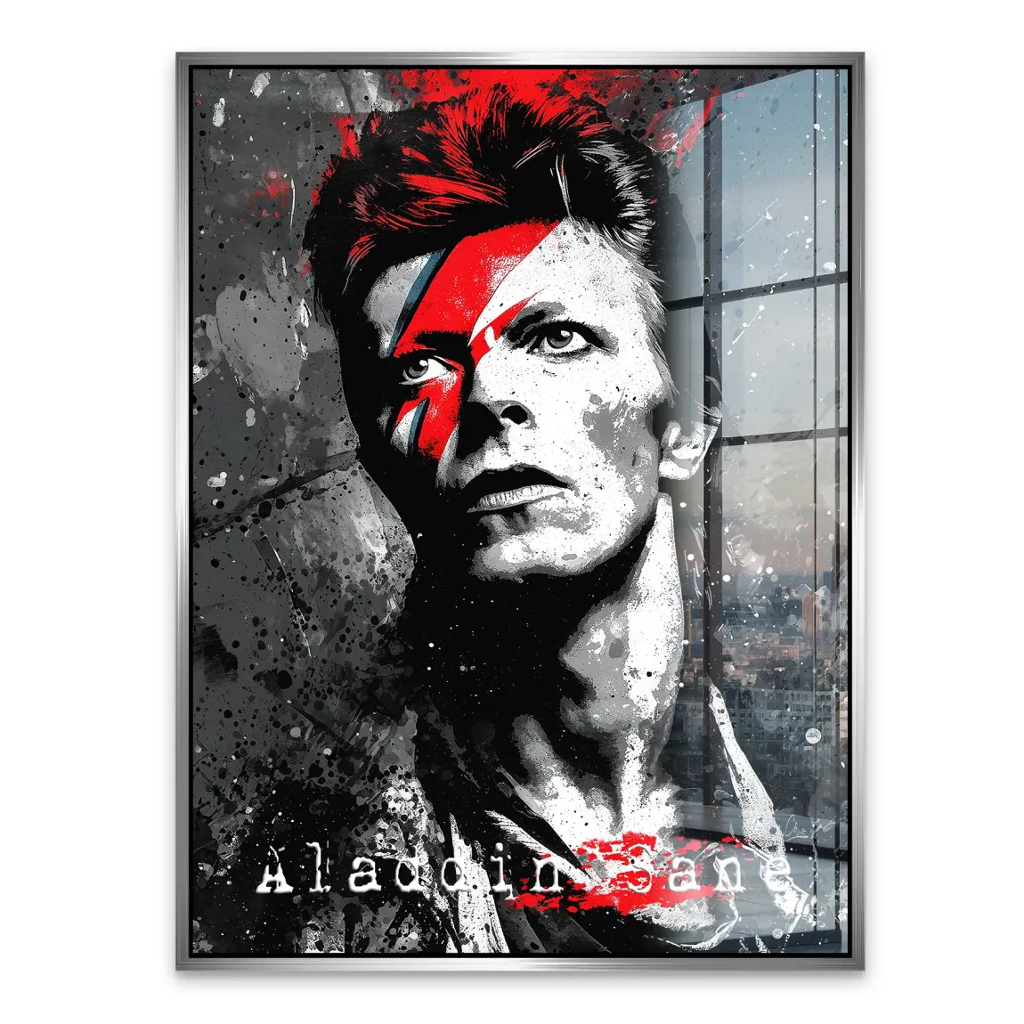 David Bowie Starlight Acrylglasbild