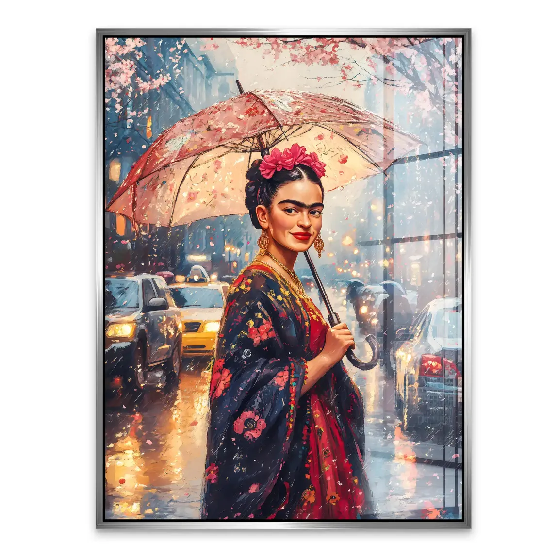 Frida im Abendregen Acrylglasbild INGALERIE