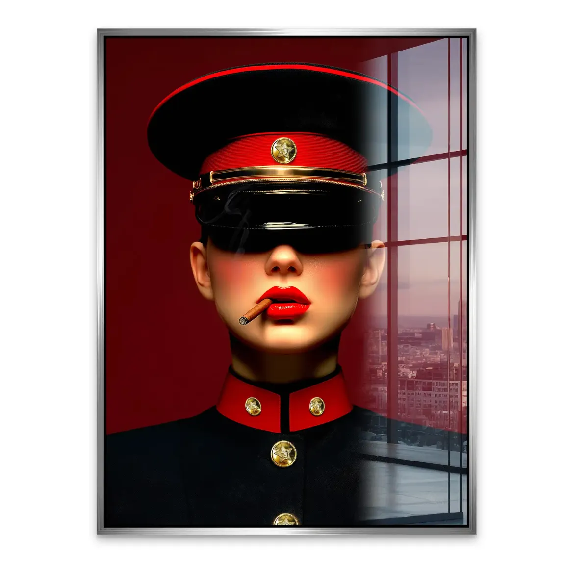 Russian Girl Acrylglasbild