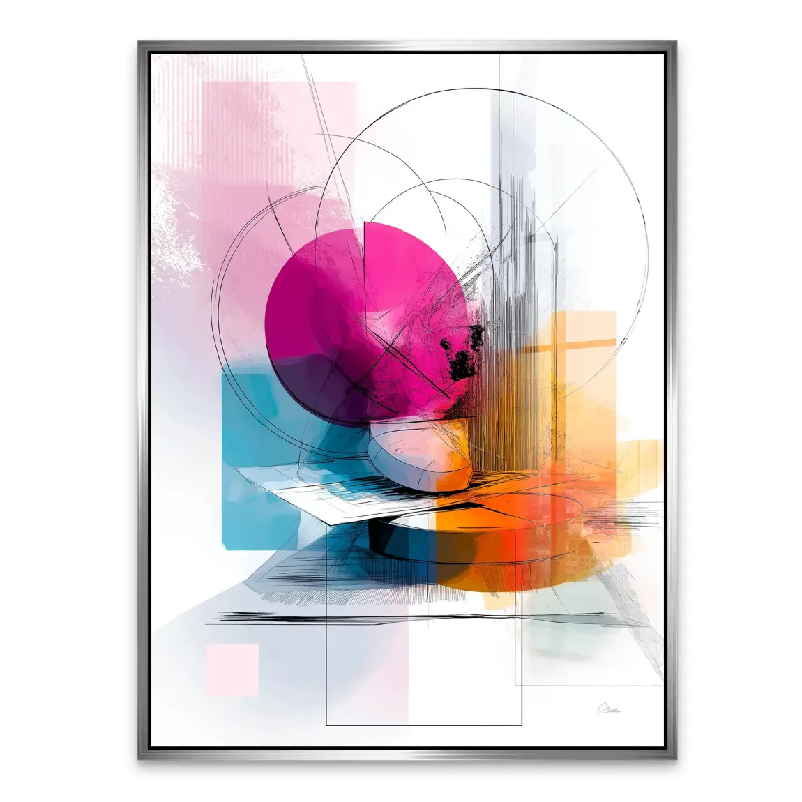 Harmony of Circles Acrylglasbild INGALERIE