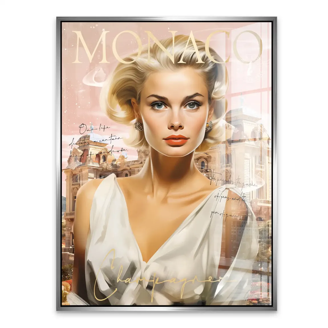 Grace Monaco Acrylglasbild INGALERIE