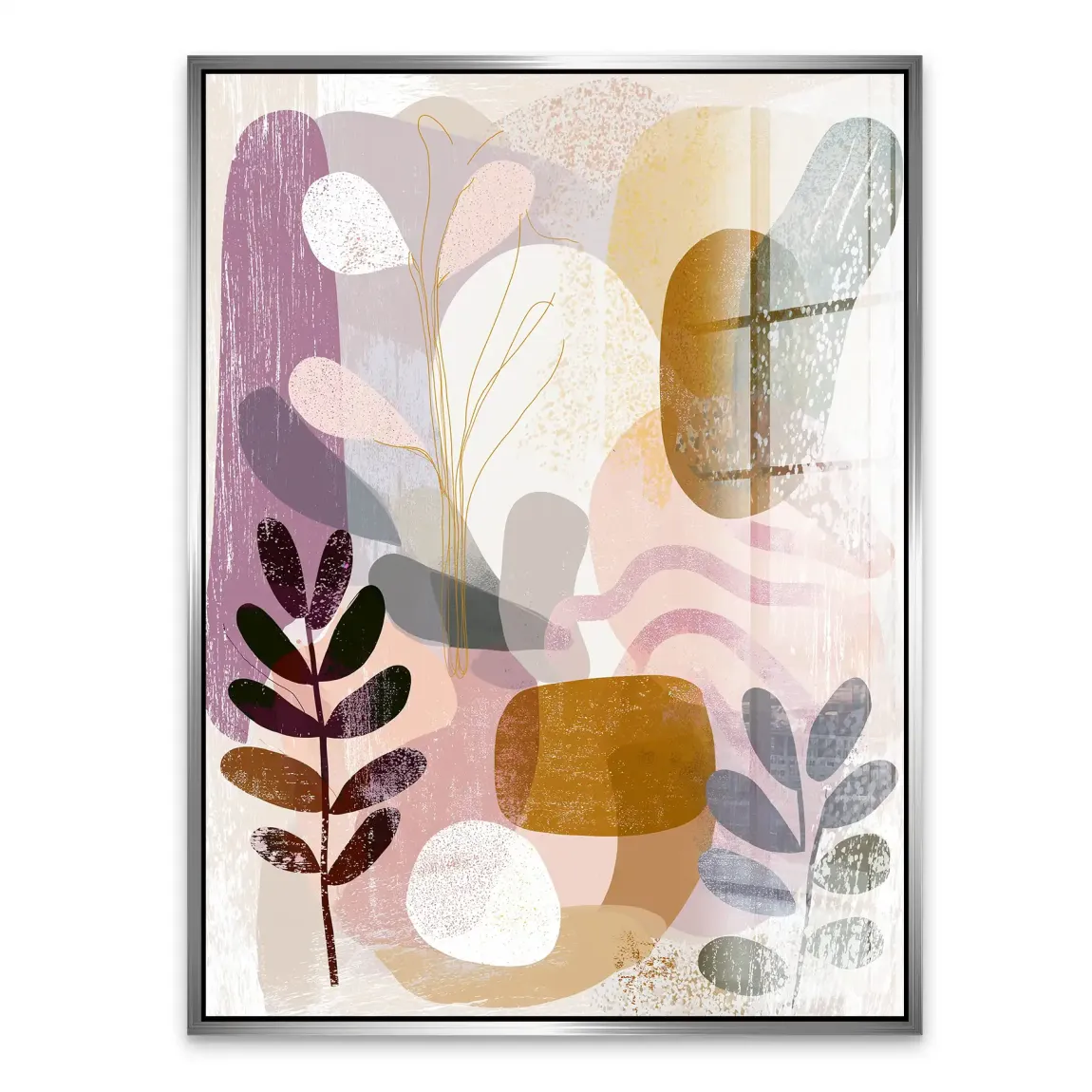 Soft Harmony Abstrakt Acrylglasbild