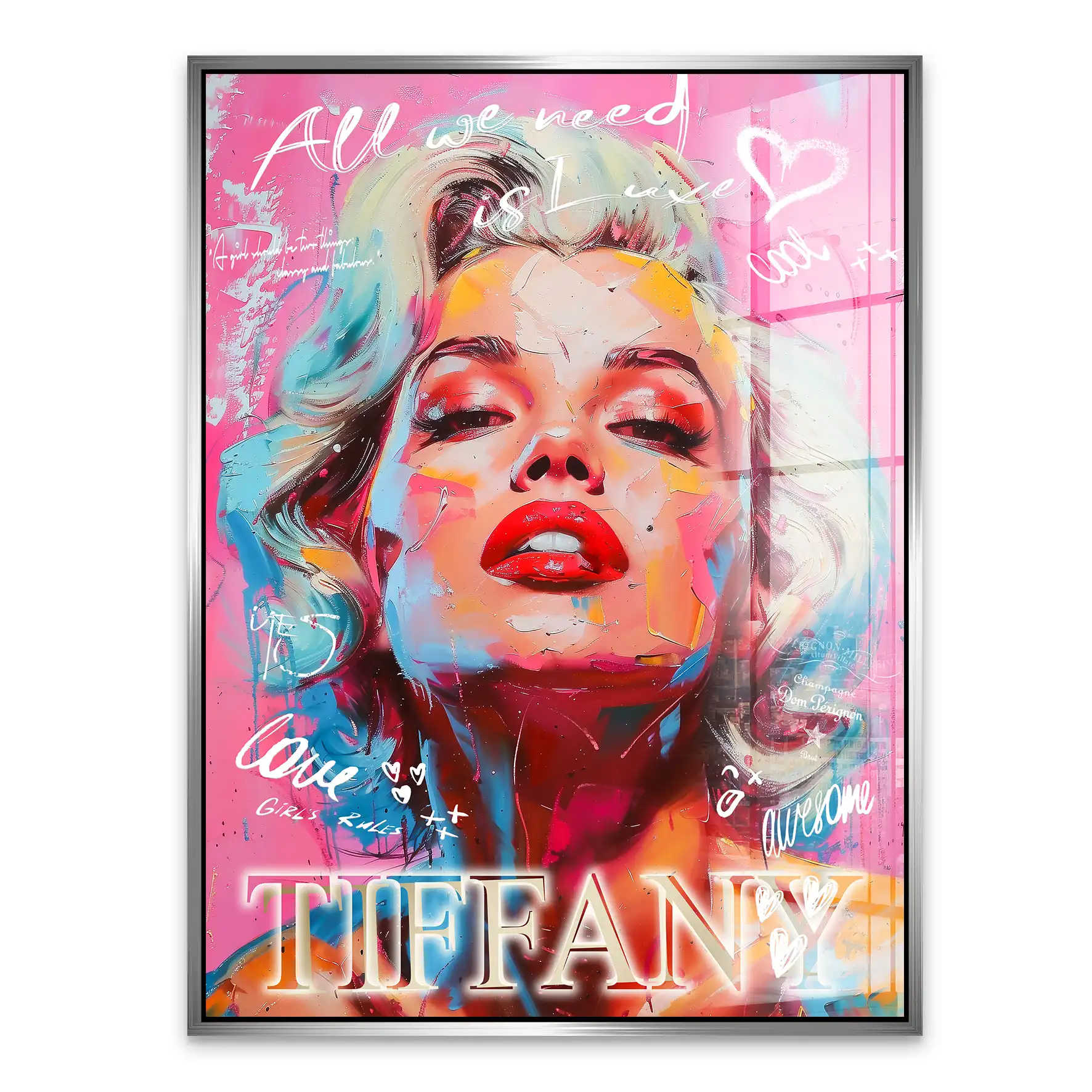 Marilyn Tiffany Acrylglas Bild INGALERIE