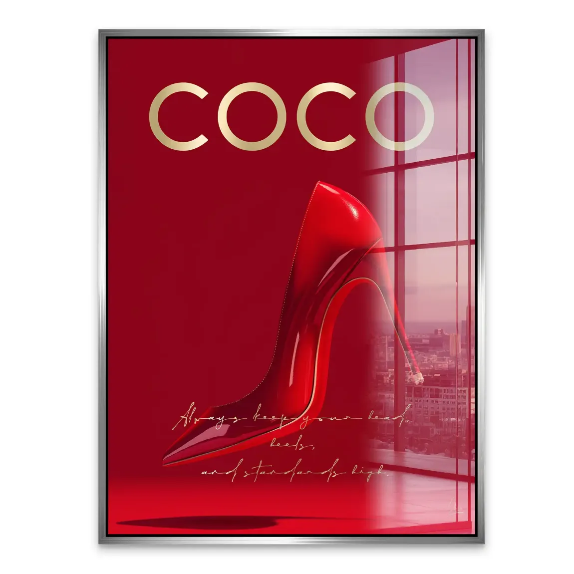 Coco Heels Acrylglasbild