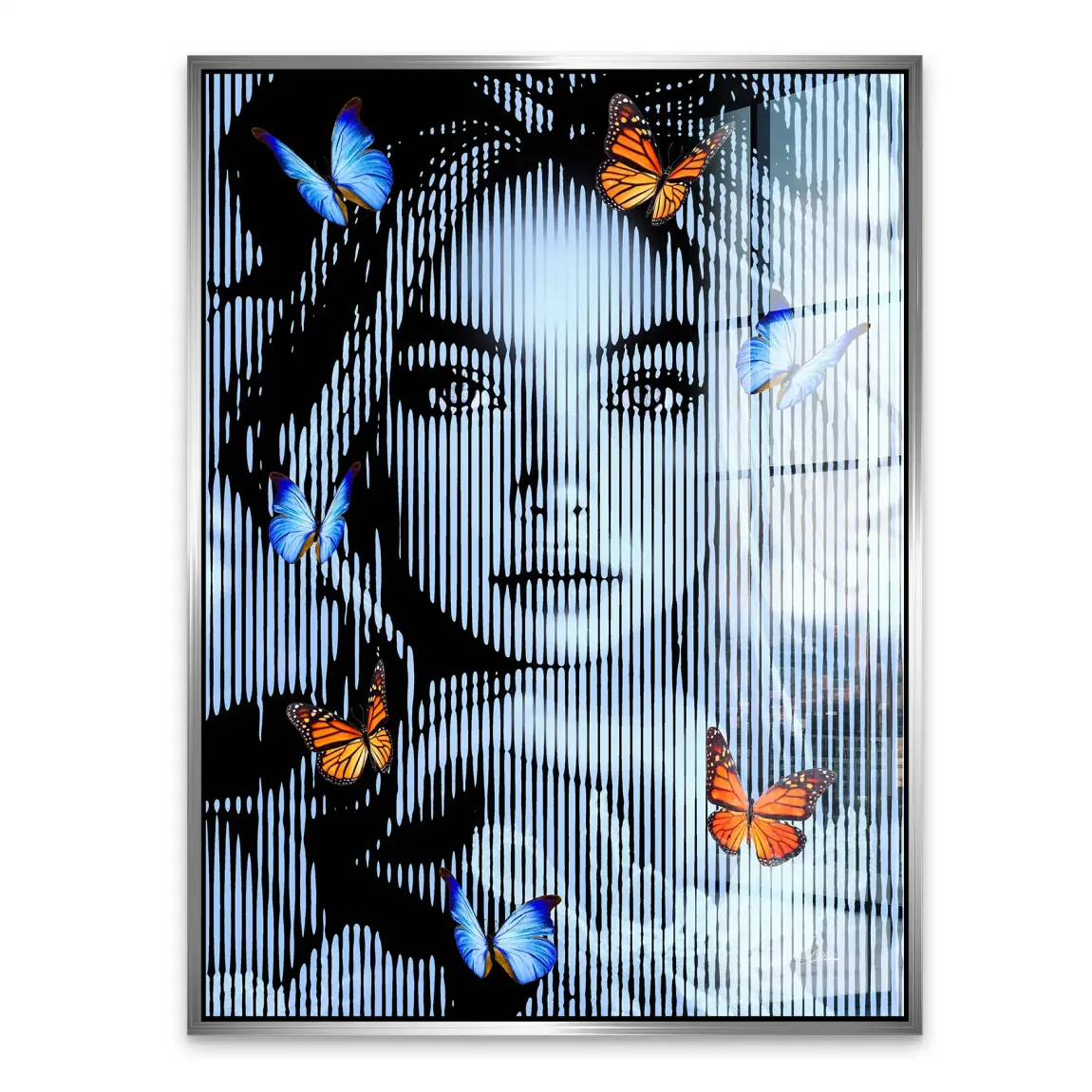 Flüstern der Schmetterlinge Acrylglasbild INGALERIE