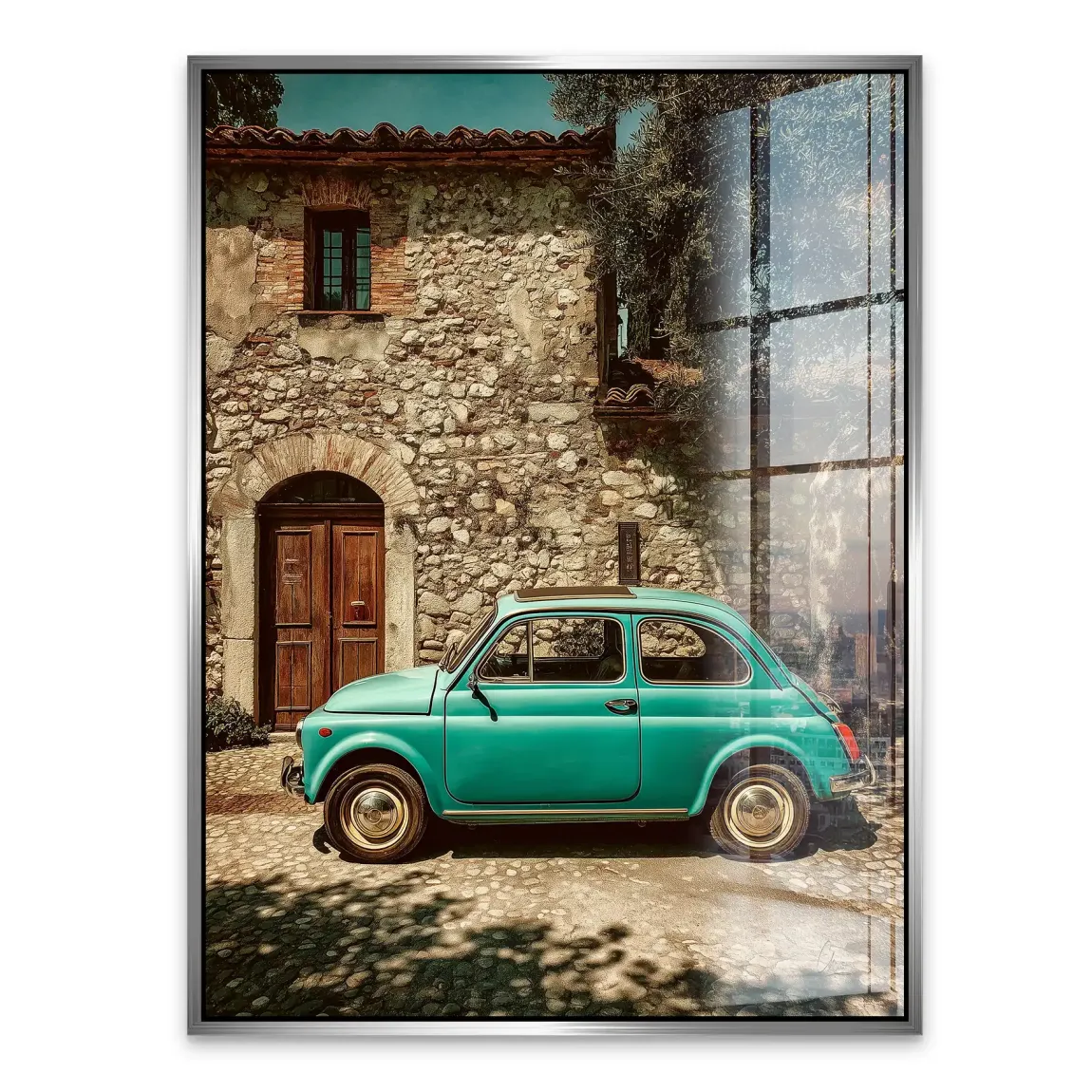Toskana Fiat Charm Acrylglasbild