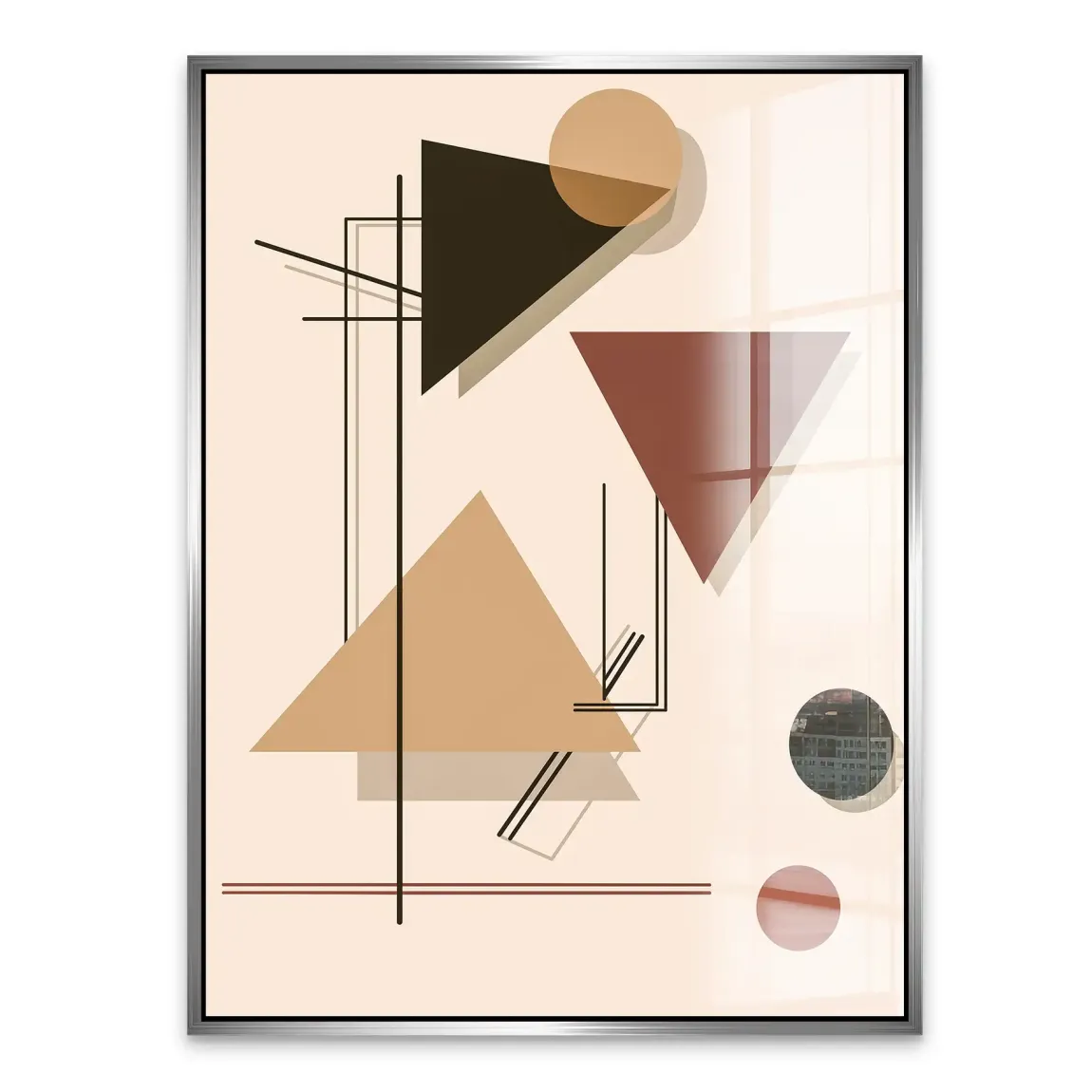 Kandinsky Harmony Style Acrylglasbild INGALERIE