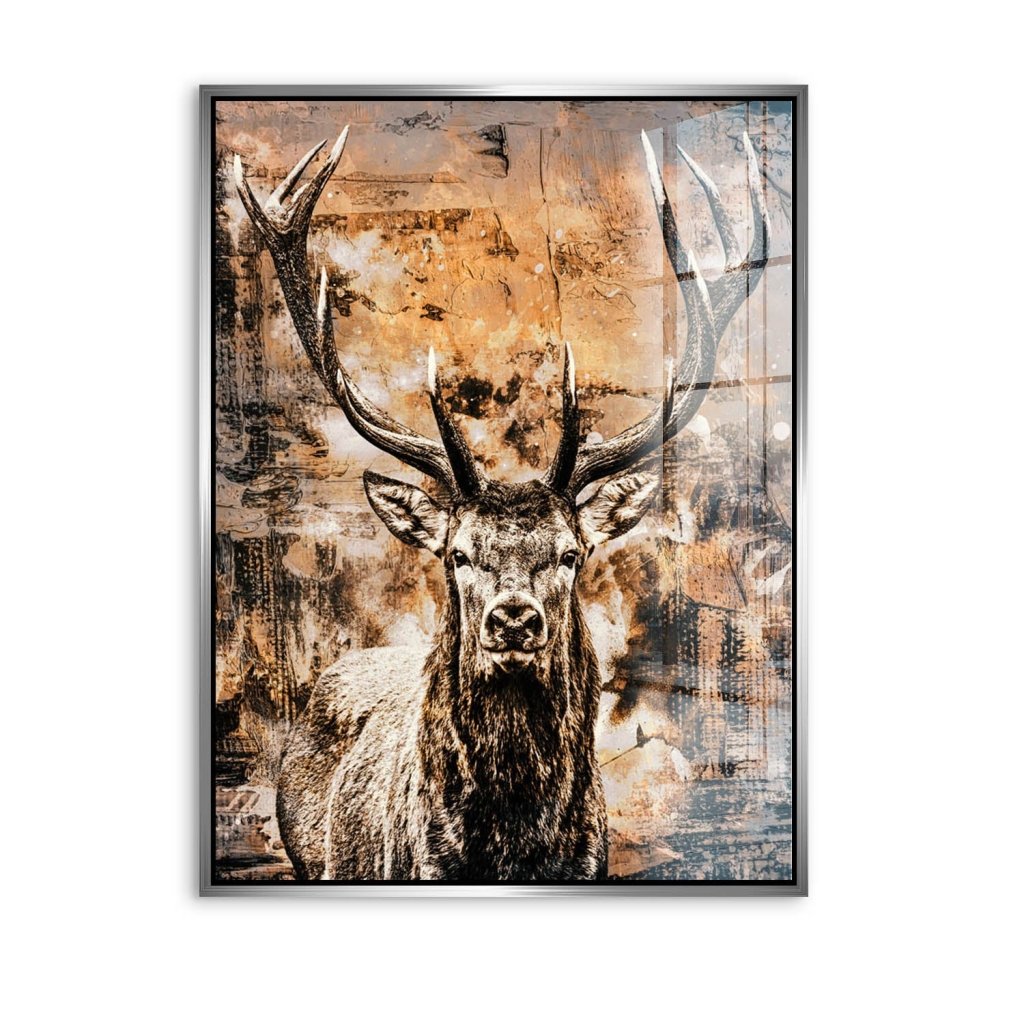 Hirsch Modern Style Acrylglas Bild INGALERIE