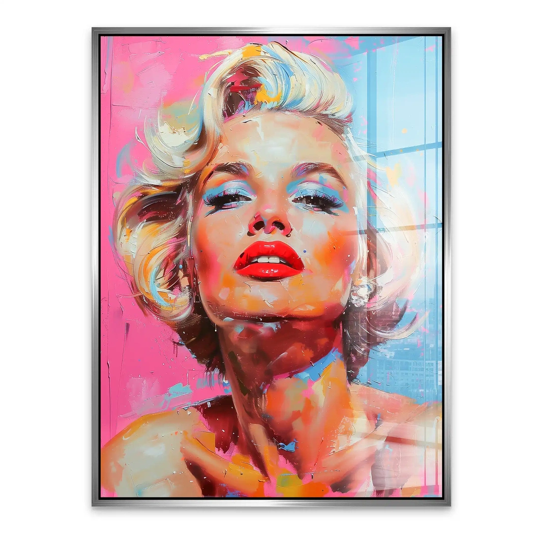 Marilyn Monroe Color Style Acrylglas Bild INGALERIE