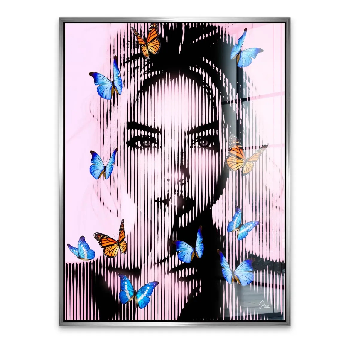 Silent Butterfly Acrylglasbild INGALERIE
