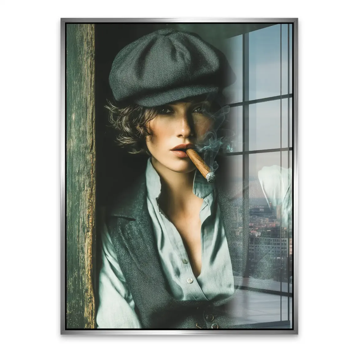 Smoke & Secrets Beauty Acrylglasbild INGALERIE
