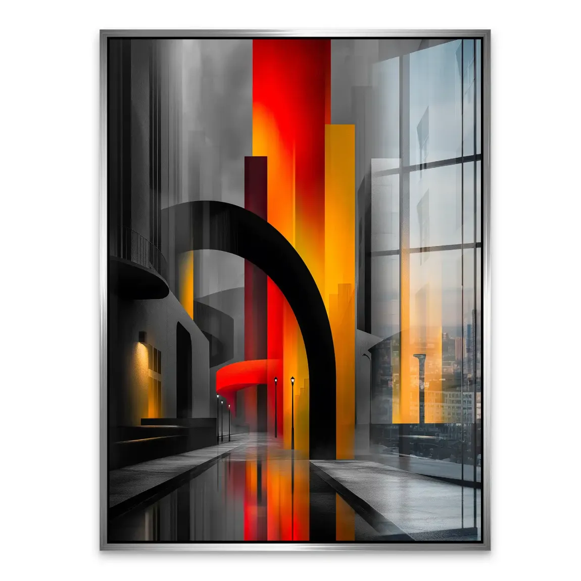 Midnight City Acrylglasbild INGALERIE