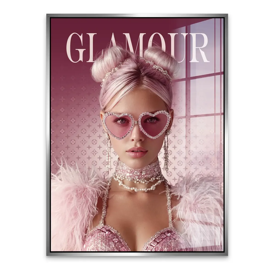 Glamour Lady Acrylglasbild