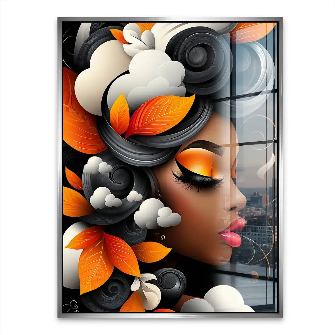 Black is Beauty Nr.12 Acrylglasbild INGALERIE