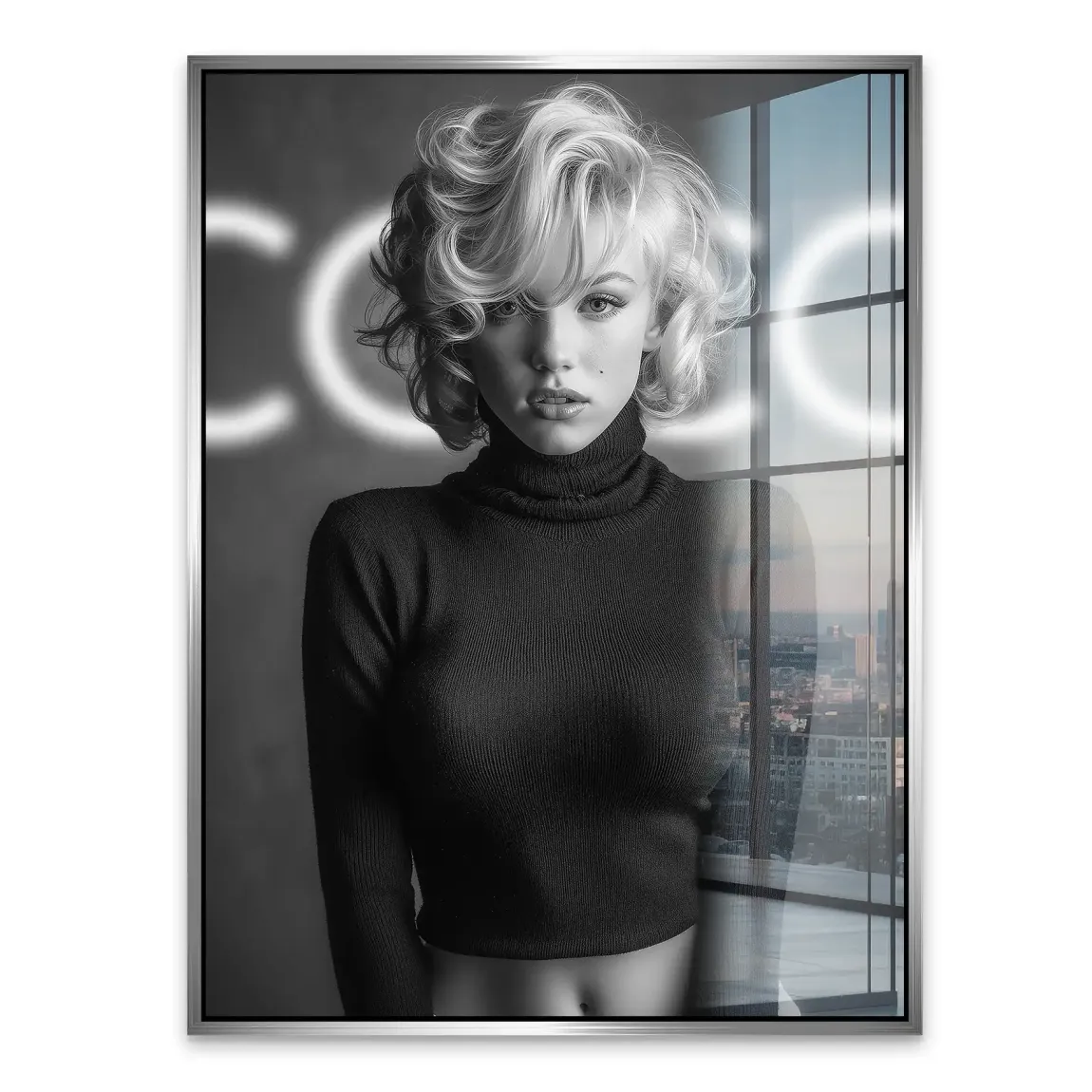 Marilyn Coco Glamour Acrylglasbild