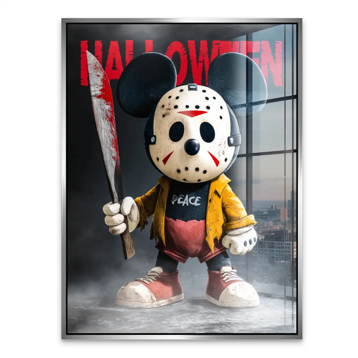 Midnight Micky Mouse Acrylglasbild