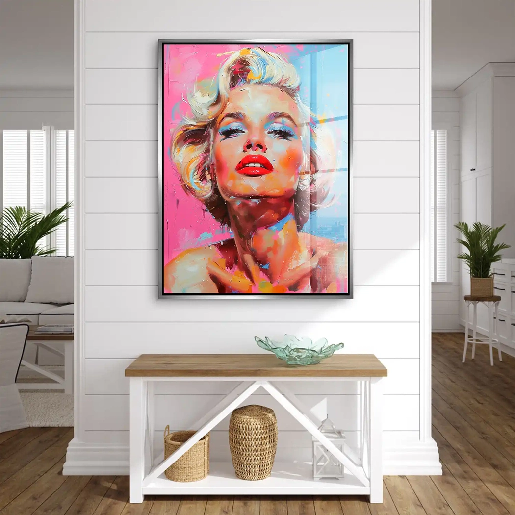 Marilyn Monroe Color Style Acrylglas Bild INGALERIE
