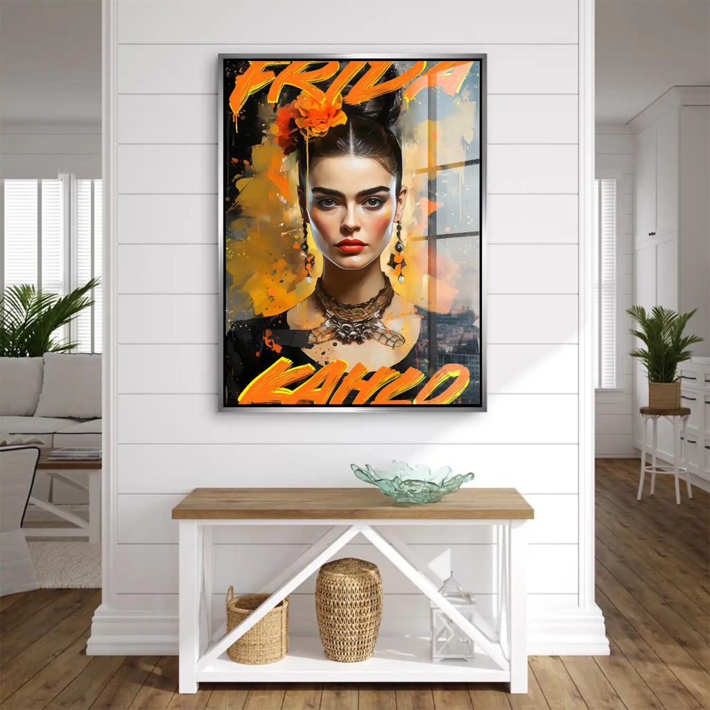 Frida Street Art Acrylglas Bild INGALERIE