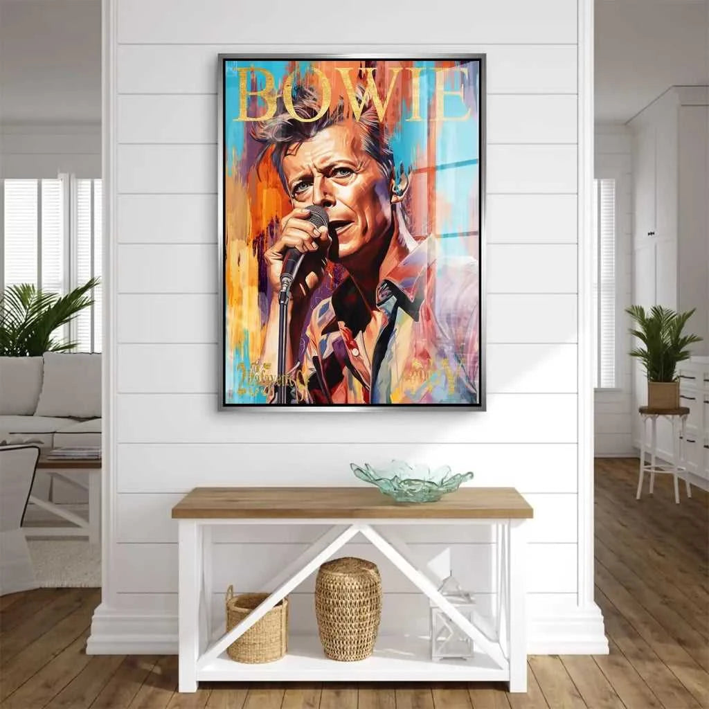 Bowie Abstrakt Style Acrylglas Bild INGALERIE