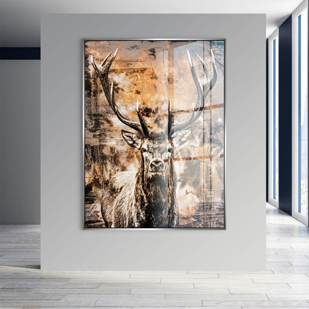 Hirsch Modern Style Acrylglas Bild INGALERIE