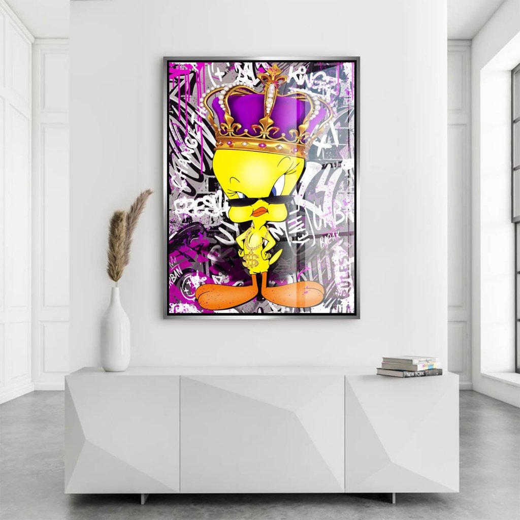 Pop Art Tweety King Acrylglas Bild INGALERIE