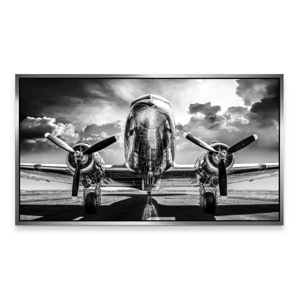 DC3 Flugzeug Aludibond Bild INGALERIE