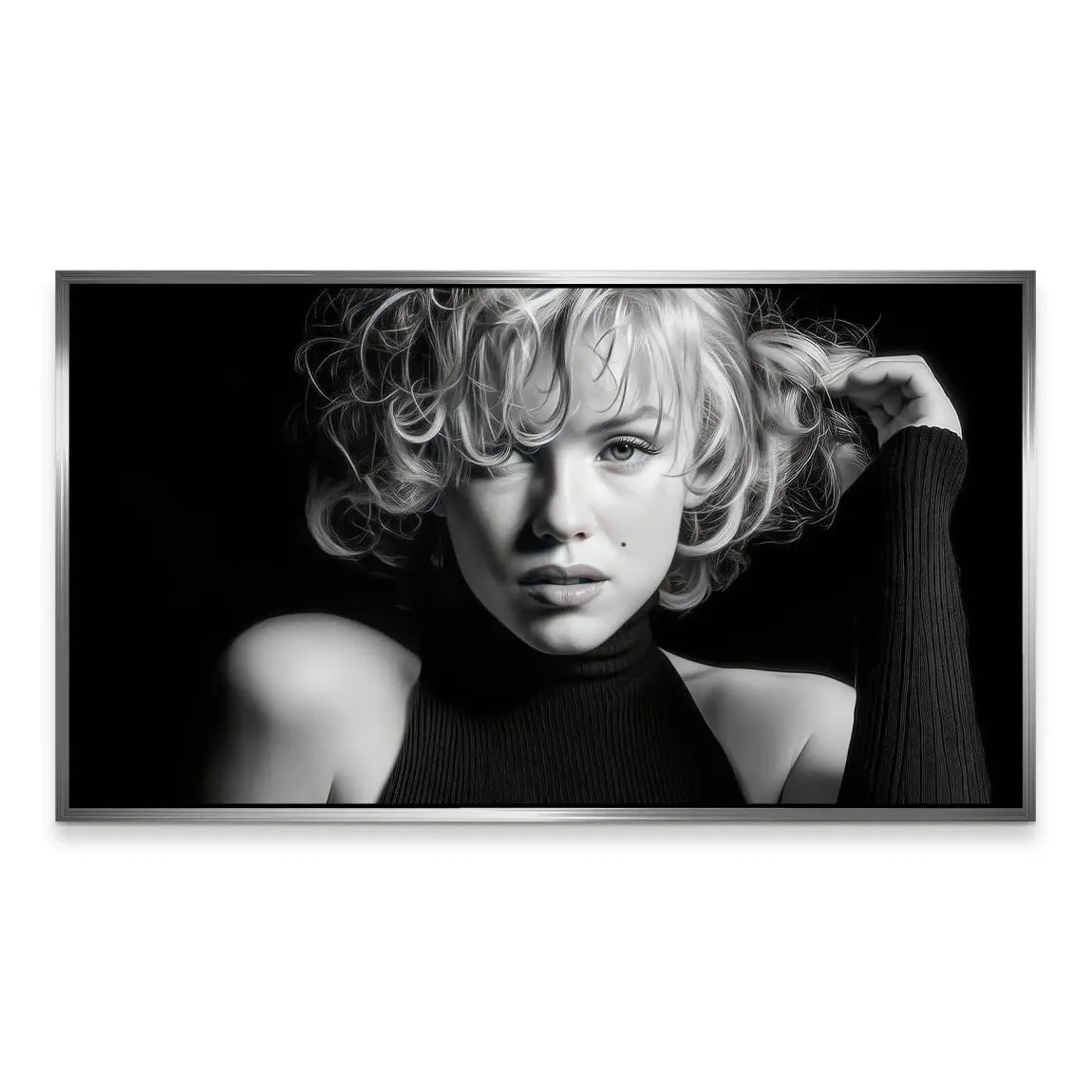 Marilyn Monroe Velvet Icon Aludibond Bild