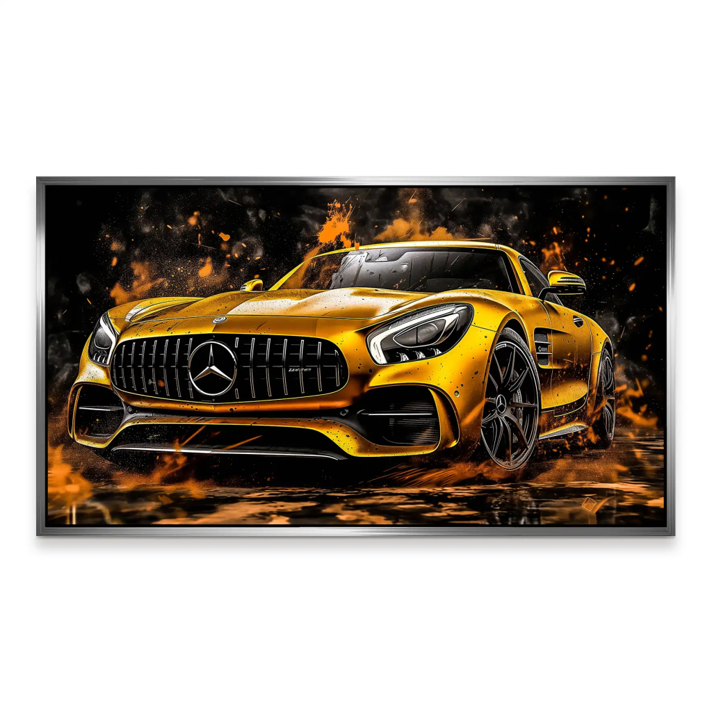 Mercedes AMG GT Modern Style Aludibond Bild INGALERIE