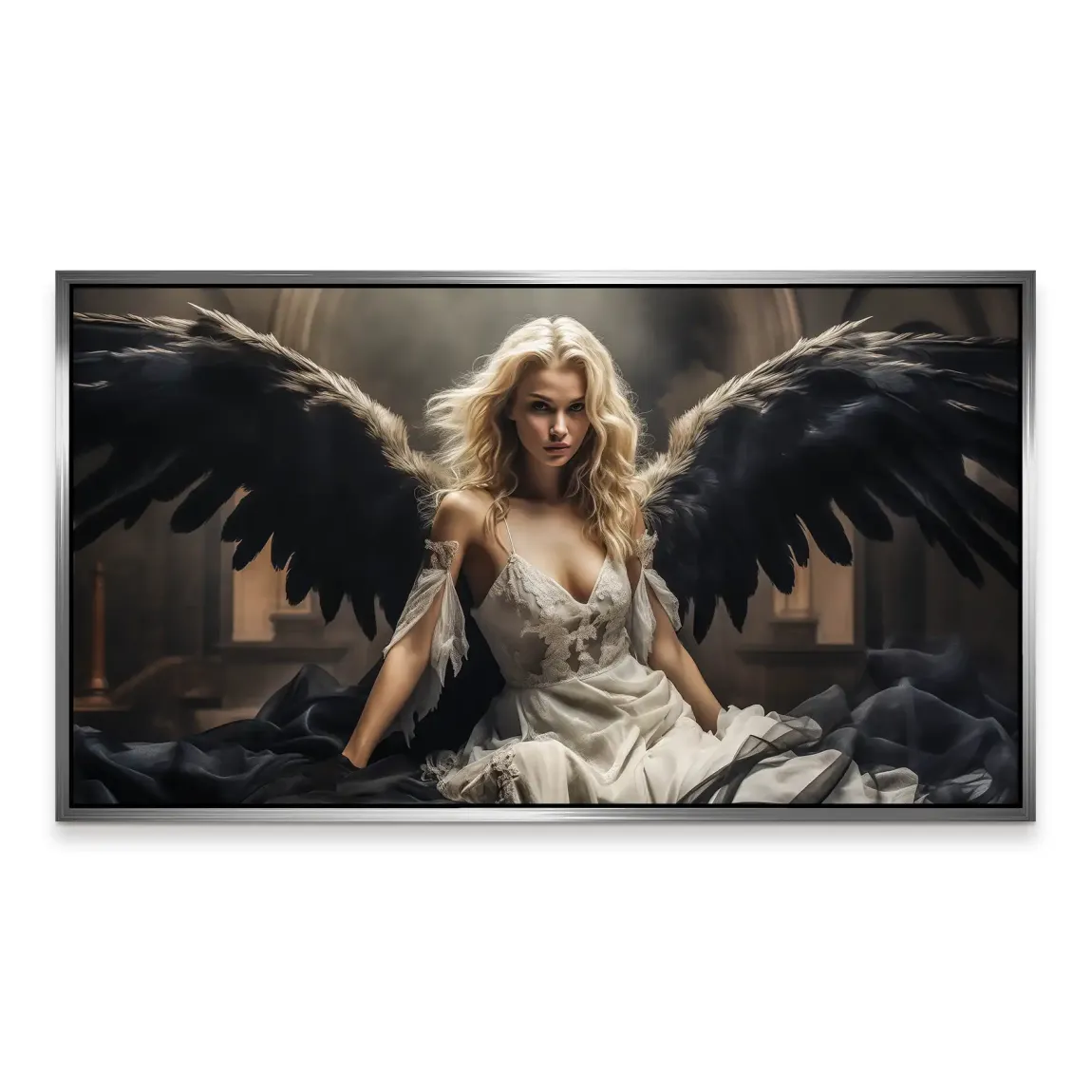 Blackwing Angel Art Aludibond Bild