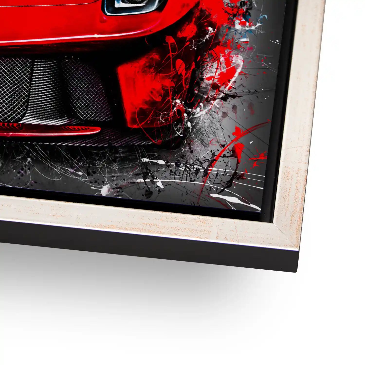 La Ferrari Abstrakt Aludibond Bild INGALERIE