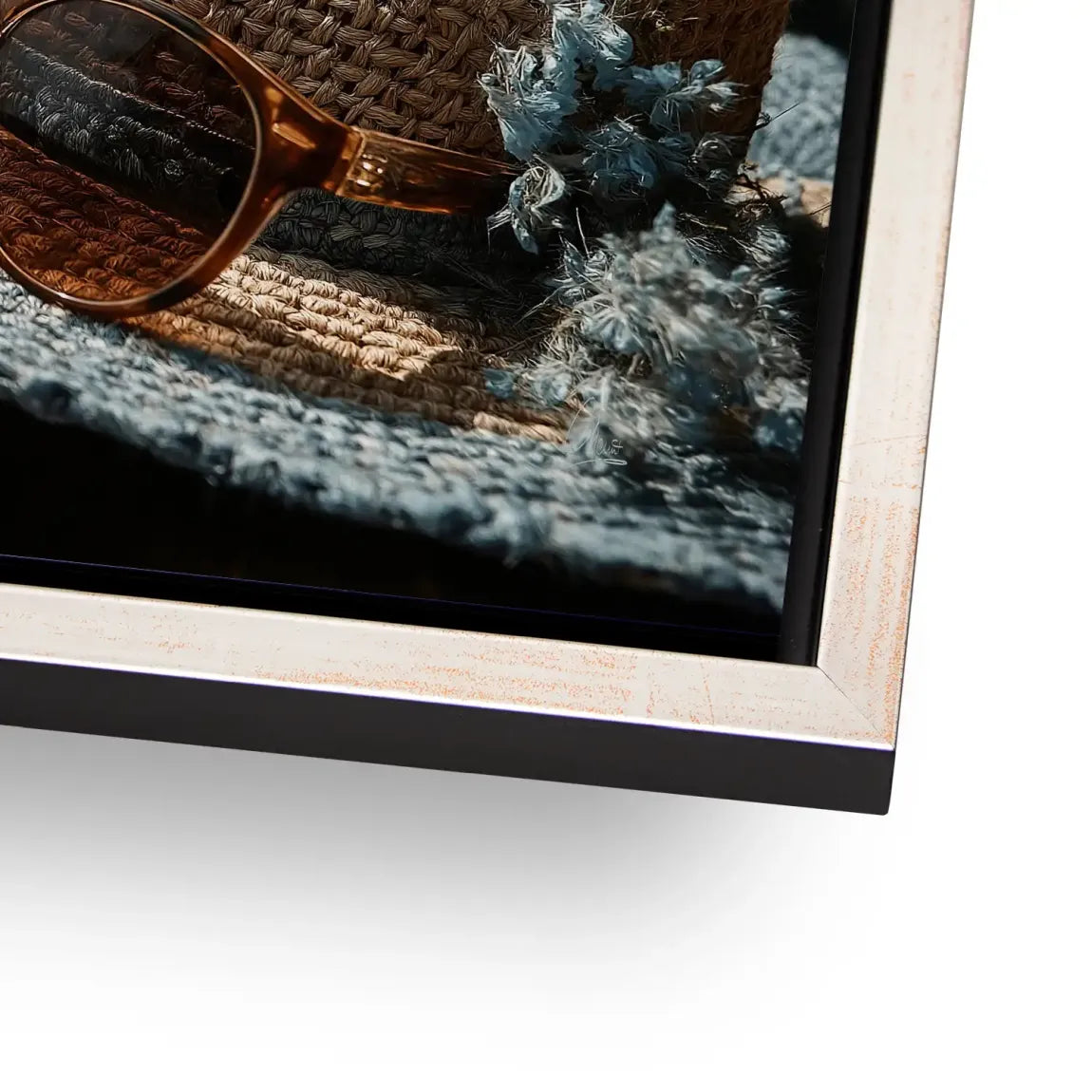 Blue Moments Aludibond Bild