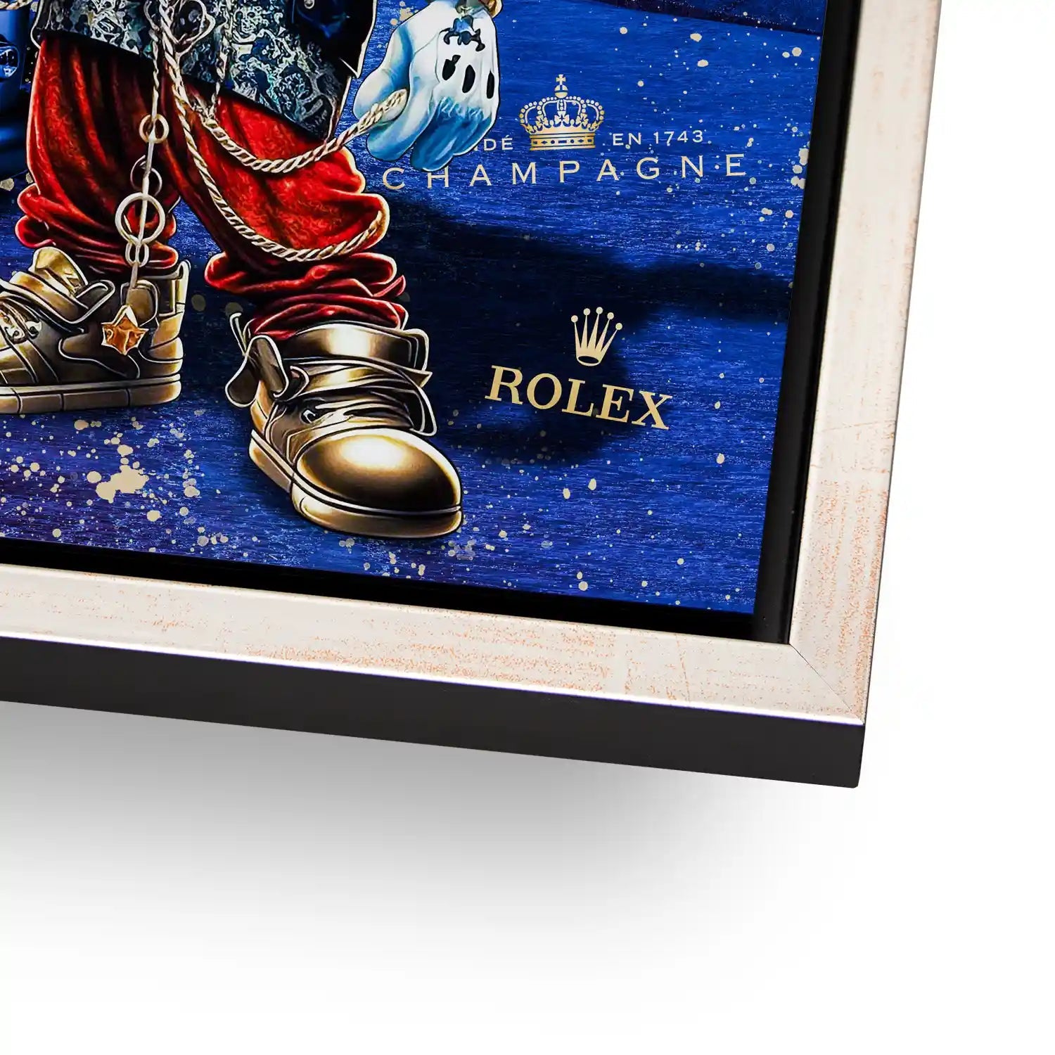 Micky Porsche 356 Pop Art Style Aludibond Bild INGALERIE