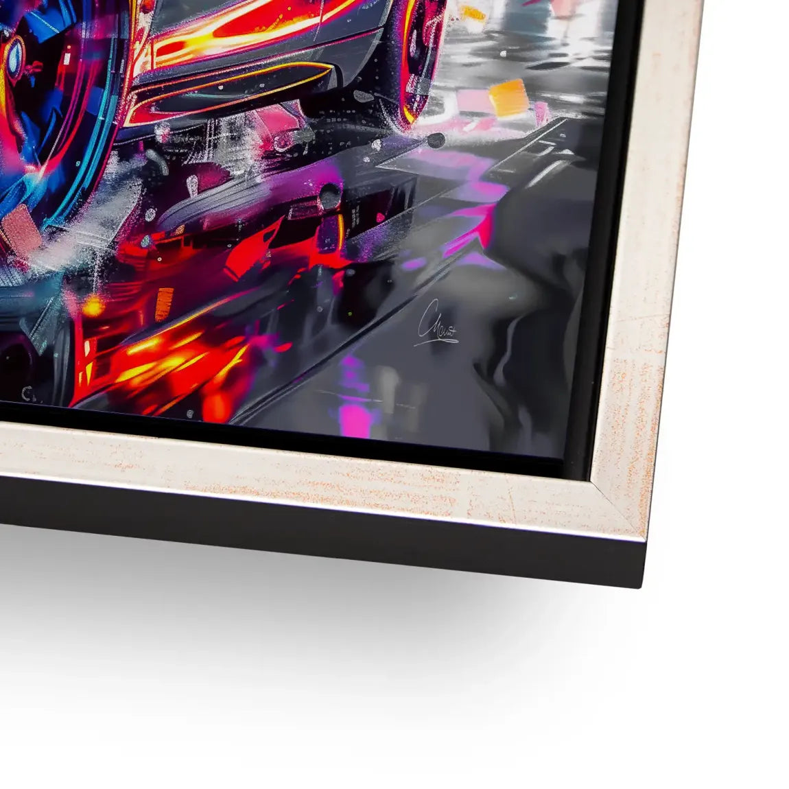 BMW M2 Abstrakt Vision Aludibond Bild