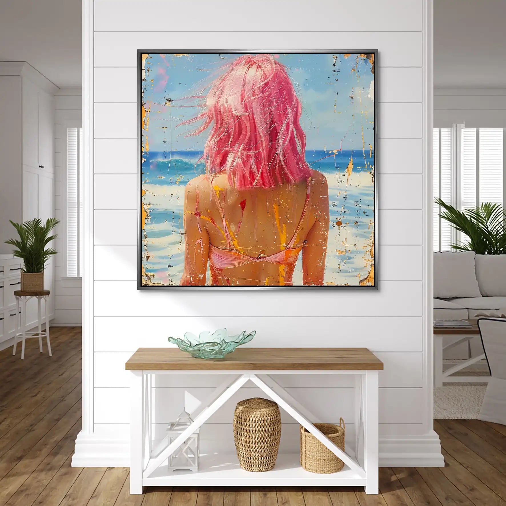 Beach Girl Nr.5 AluDibond Bild INGALERIE